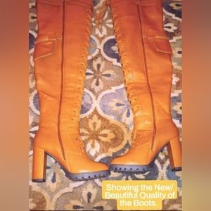 *NEW* THIGH HIGH BOOTS. THEY'RE SEXY, COMFORTABLE & NEVER WORN OUTSIDE.